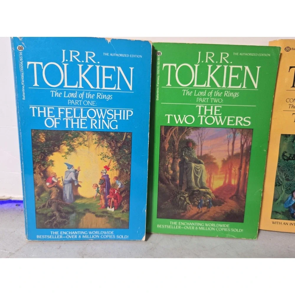 Lord of the Rings One & Two, Silmarillion, Tolkein Reader J.R.R. Tolkein Lot 4